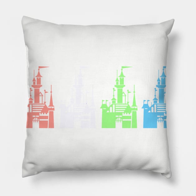 Castle Colors Pillow by Disney World is Awesome