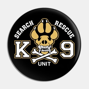 K9 Search & Rescue Pin