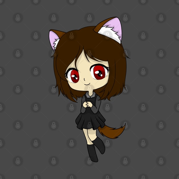 gacha wolf girl chibi by LillyTheChibi