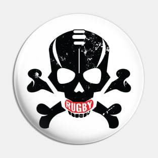 The Jolly Rugger Head Rugby Pin