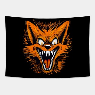 Angry Fox Tapestry