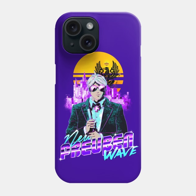 Neu Preußen Wave Phone Case by Silentrebel