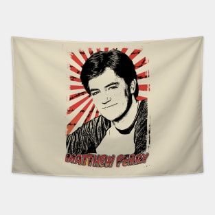 Matthew Perry 80s Retro Vintage Aesthetic Tapestry