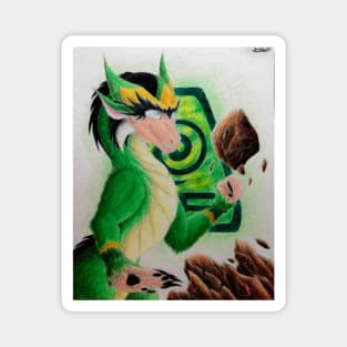 Toph Beifong Dragonization Magnet