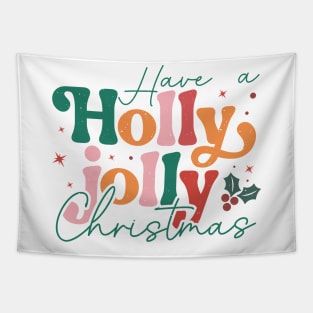 Holly Jolly christmas Tapestry