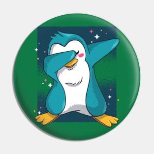 Dabbing Penguin Pin