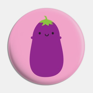 Kawaii Eggplant Aubergine Pin