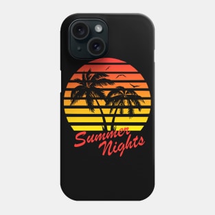 Summer Nights Tropical Sunset Phone Case