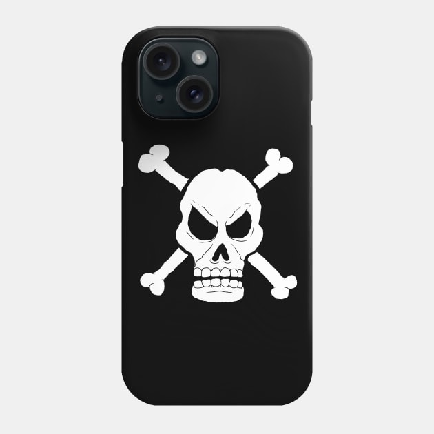 Skull & Crossbones Phone Case by MalcolmKirk