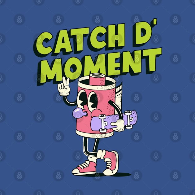 Catch The Moment T-Shirt Beige by Okeydokey.std