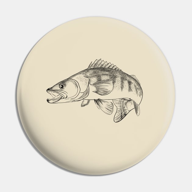 Pike - perch Pin by sibosssr