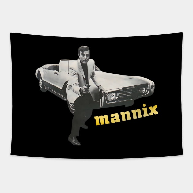 Mannix - Car Tapestry by wildzerouk