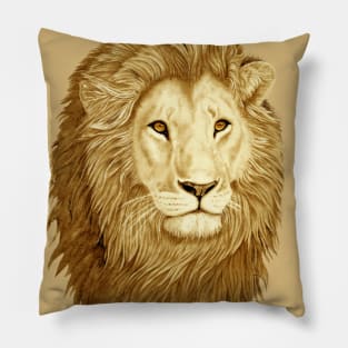 Golden Lion Pillow