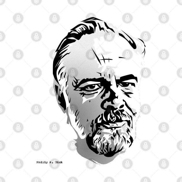 Philip K. Dick by synaptyx