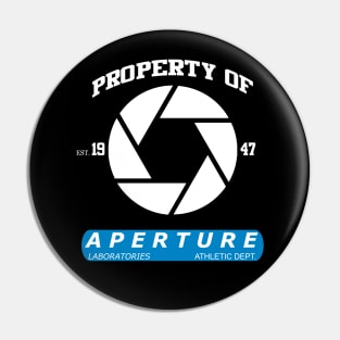 Aperture Athletic Dept. Pin