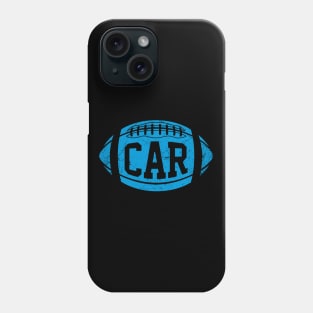 CAR Retro Football - Black Phone Case