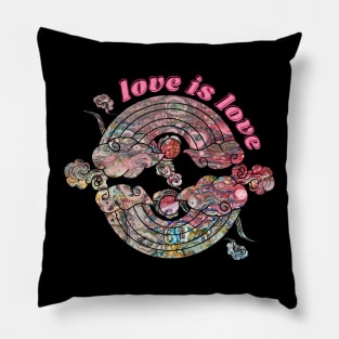 Love is Love Rainbows - Sedimentary Sonoma Pillow