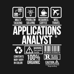 Applicaition analyst T-shirt | Job Profession | #DW T-Shirt