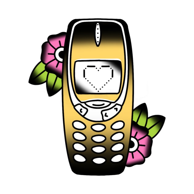 Cutesy Phone by drawingsbydarcy