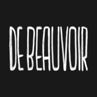 Philosophy, Simone de Beauvoir T-Shirt