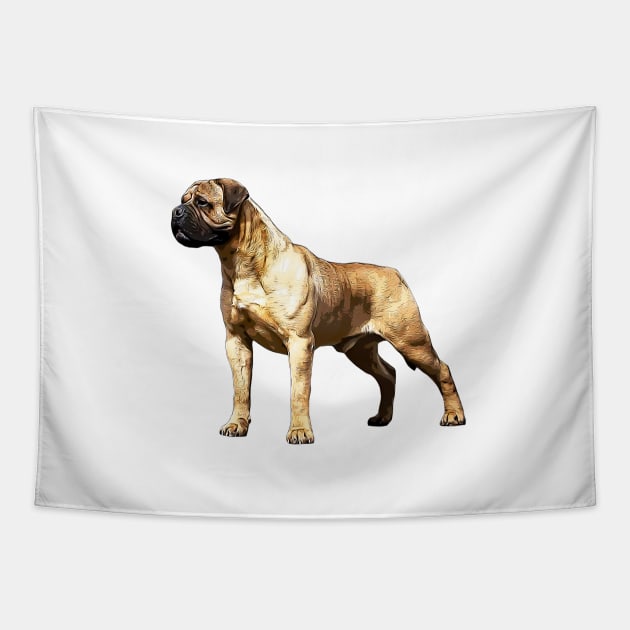 Bullmastiff Tapestry by ElegantCat