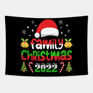 Family Christmas 2022 Matching Squad Tapestry