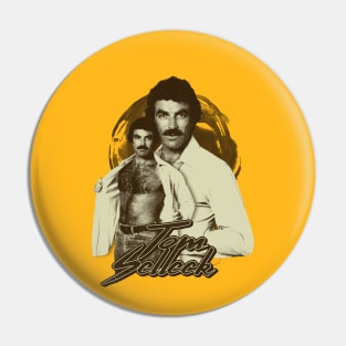 tom selleck Vintage Pin