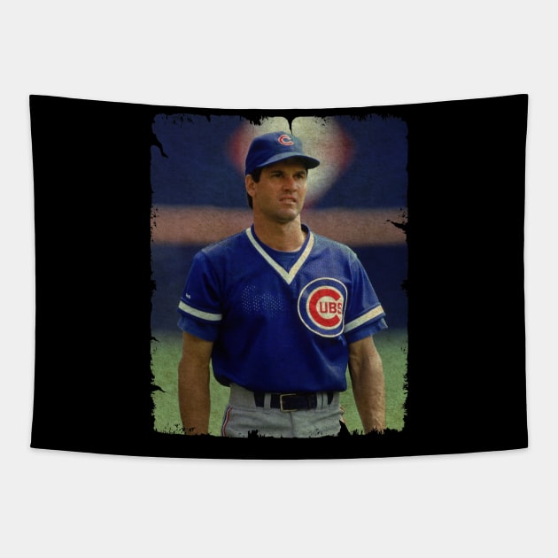 Ryne Sandberg in Chicago Cubs Tapestry by PESTA PORA