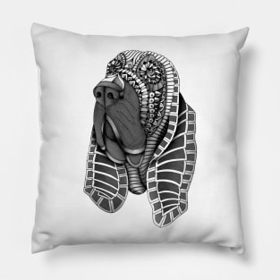 Ornate Bloodhound Pillow