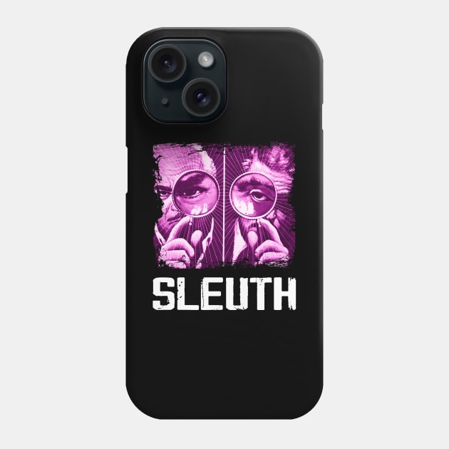 Sleuthsing in Style A Masterclass in Deception Phone Case by Mythiana