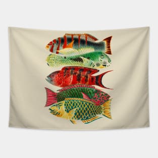 Tropical Fish Tapestry