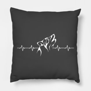 Wolf Lover Heart Rate Pillow