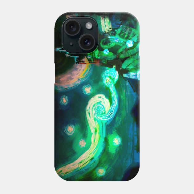 Tartarus Starry Night Phone Case by sandpaperdaisy