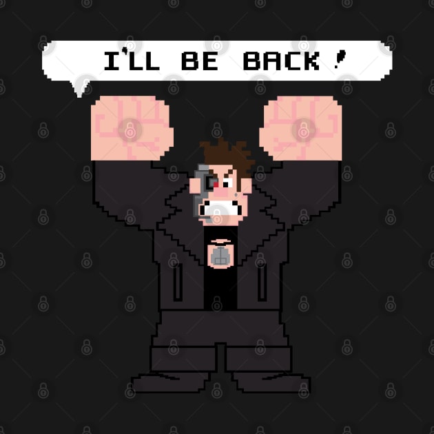 I'll Be Back! (Battle Damaged) by Leidemer Illustration 