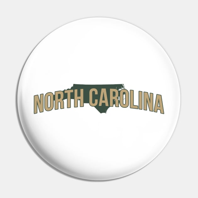 North Carolina State Pin by Novel_Designs