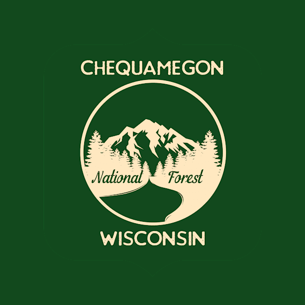 Chequamegon National Forest Wisconsin by Compton Designs