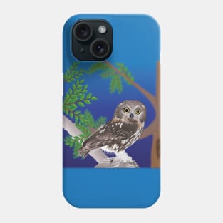 Northern Saw-whet Owl Phone Case