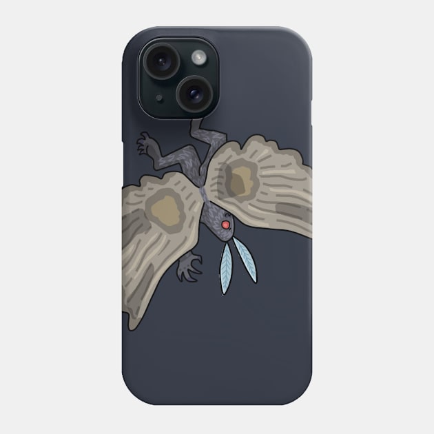 Flight of the Mothman Phone Case by Ballyraven