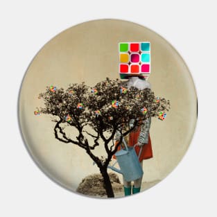 Rubik's tree Pin