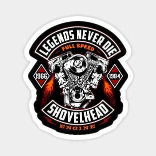 Legend bikers Magnet