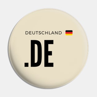 Germany .DE domain - Deutschland Pin