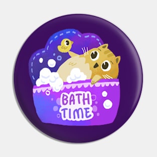 bath time cat Pin