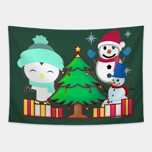 winter season,Christmas Tapestry