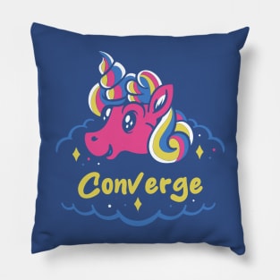 coverge and the naughty unicorn Pillow