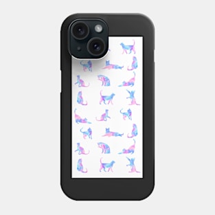 Pastel Cats Pattern Phone Case