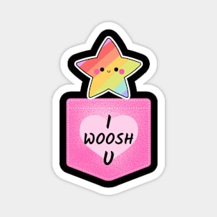 Cute Stargazing Design I Woosh U Magnet