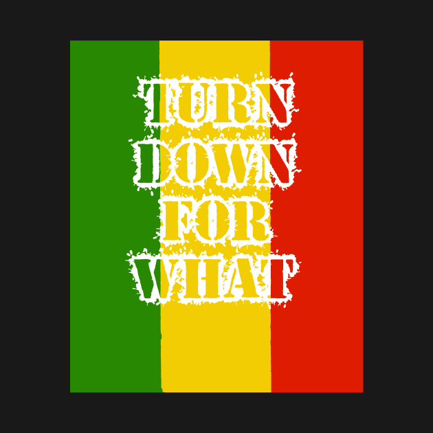 Turn Down For What, Ethiopia flag, Rasta by alzo