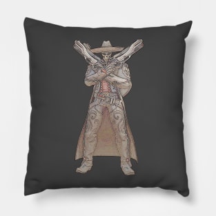 Overwatch Reaper Mariachi Skin Faded Pillow