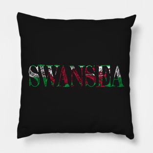 SWANSEA WELSH FLAG Pillow