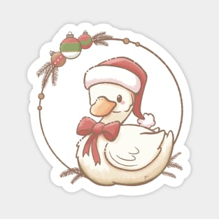 Christmas Goose Magnet